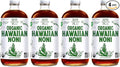 Healing Noni - 100% Pure Noni Juice - USDA Organic Full Strength Wellness Drink Hawaiian-Grown Superfood - (32oz 4 Pack)