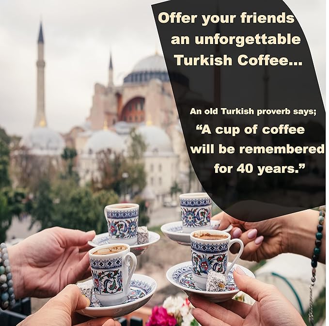 Mahlas Gourmet Turkish Coffee Winter Blend Medium Roast - Premium Quality Freshly &amp Finely Ground 100% Arabica Coffee Beans
