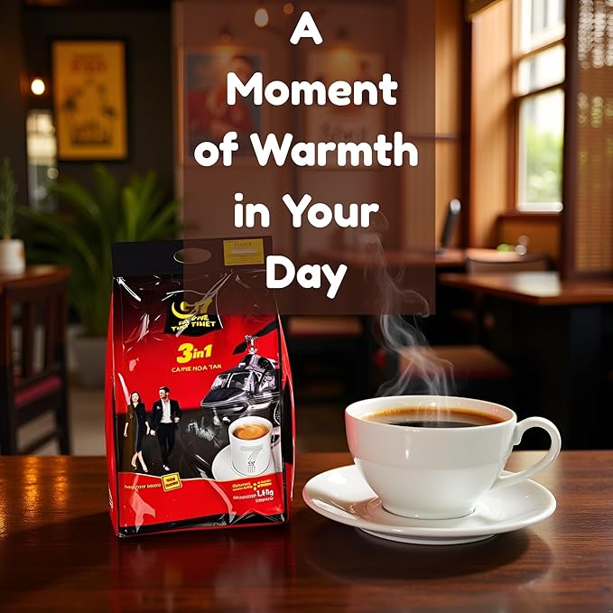 Trung Nguyen G7 3-in-1 Instant Premium Vietnamese Coffee 100 Servings Sticks x16g Beverage Vietnam Origin (1 Pack)