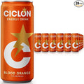 Ciclon Energy Drink Blood Orange Flavor 24 Cans (10 Fl Oz)
