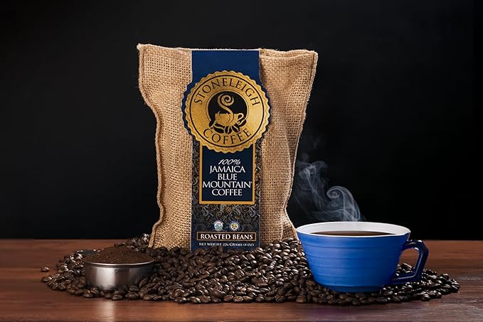 Stoneleigh 100% Jamaica Blue Mountain Coffee Whole Beans 8oz