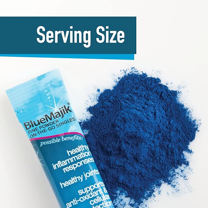 E3LIVE Blue Majik On-The-Go-Singles 30 Count 1 Gram