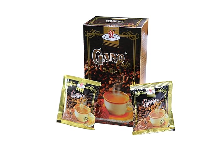 4 Boxes (4x20sachets) Gano Excel GanoCafe 3 IN 1 Coffee with Ganoderma with FREE Express Shipping