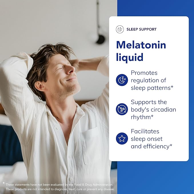 Pure Encapsulations Melatonin Liquid | Hypoallergenic Supplement Supports The Body's Natural Sleep Cycle | 1 fl. oz.
