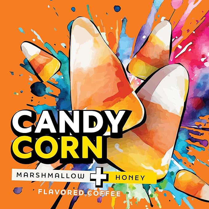 Java Factory Flavored Coffee Pods Candy Corn Compatible with K Cup Brewers Including 2.0 40 Count