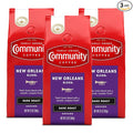 Community Coffee New Orleans Blend Special Dark Roast Ground Coffee 12 Ounce Bag (Pack of 3)