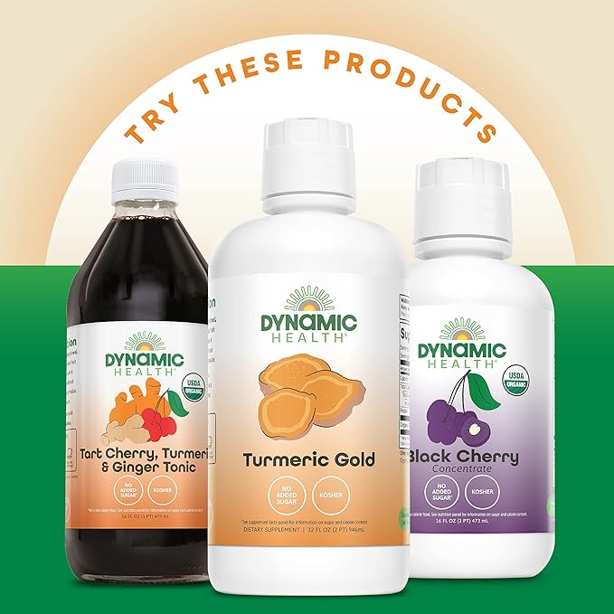 Dynamic Health Pomegranate Juice Concentrate Natural Antioxidants and Polyphenols No Additives or Preservatives Vegan Gluten Free 16oz