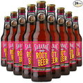 Saranac World Famous Hand-Crafted Root Beer 12 fl oz (24 Glass Bottles)