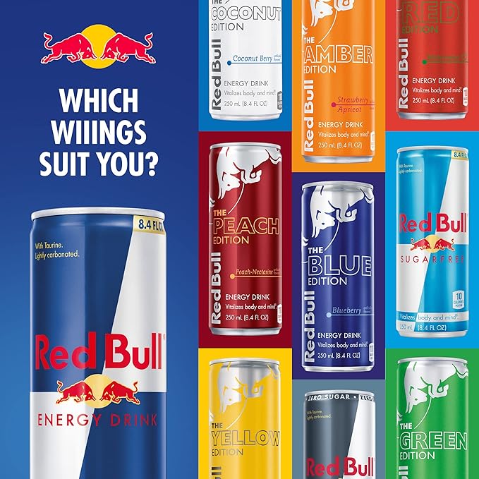 Red Bull Energy Drink Sugar Free 20 fl oz (Pack of 12)