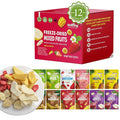 ONETANG Freeze-Dried Mixed Fruit 12 Pack Single-Serve Pack Non GMO Kosher No Add Sugar Gluten free Vegan Holiday Gifts Healthy Snack 0.35 Oz