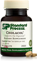 Standard Process Inc. Cholacol - Gallbladder Support Supplement - Fat Digestion Supplement for Digestive Health &amp Bile Support - Gluten-Free Non-Dairy &amp Non-Soy - 90 Tablets