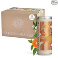 Strongwater Sparkling Spanish Tonic Water - 12 Pack Cans (8.4 Fl Oz Each) - Premium Craft Cocktail Mixer - Orange Blossom Water with Quinine &amp Tangerine - Real Cane Sugar No Artificial Flavors
