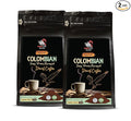 decaffeinated colombian coffee ground - DECAF COLOMBIAN GROUND COFFEE - Medium Roast 100% Pure Arabica swiss water processed non gmo - gift from colombia by SWAN LIFE ESSENTIALS - 2 Bags (24 Oz)
