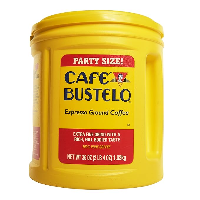Café Bustelo Espresso Dark Roast Ground Coffee 36 Ounce (Pack of 3)
