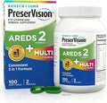 PreserVision AREDS 2 + Multivitamin #1 Eye Doctor Recommended Brand 2-in-1 Eye Vitamin with Lutein Zeaxanthin Zinc and Vitamin C D &amp E 100 Softgels
