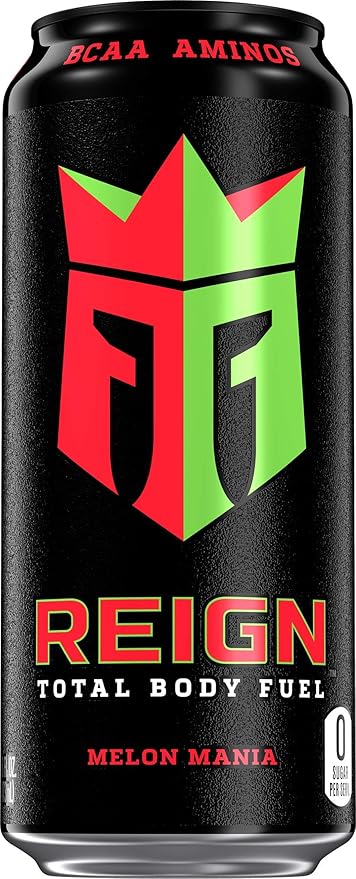 Reign Total Body Fuel Melon Mania Fitness &amp Performance Drink 16 Fl Oz | Pack of 12