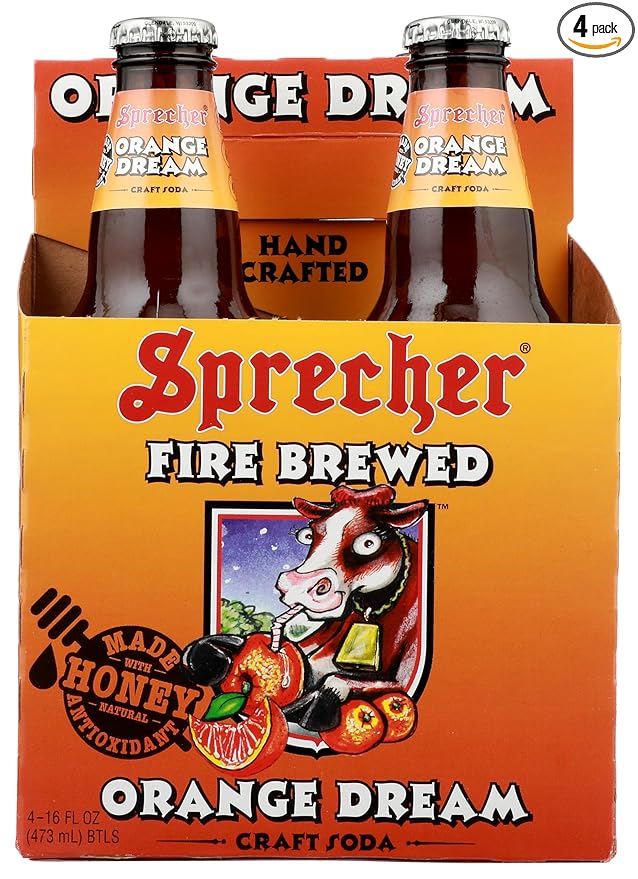 Orange Drm Soda 16oz 4pk