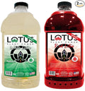 Lotus Energy Drink Concentrate 64 fl oz (Skinny White &amp Skinny Red) Pack of 2