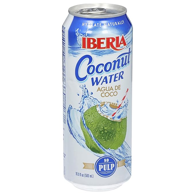 Iberia Coconut Water No Pulp 16.91 Fl Oz (Pack of 24)