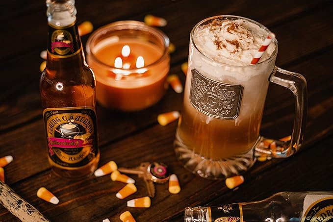Flying Cauldron Butterscotch Beer 12 Fl Oz (Pack of 4) Vanilla Cream Soda Brew All- Natural Non-Alcoholic and Caffeine free.