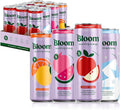 Bloom Nutrition Sparkling Energy Drink - Apple Crisp / Glacier Crush Variety Pack - Natural Caffeine Zero Sugar 180mg Caffeine - Antioxidant-Rich with Green Coffee Bean Green Tea Extract Prebiotic
