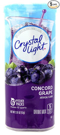 Crystal Light Concord Grape 12-Quart Canister Canister (Pack Of 5)
