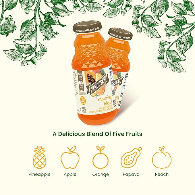 R.W. Knudsen Organic Morning Blend Juice 8 fl oz (12 Pack)