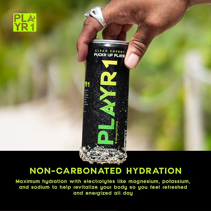 PLAYR1 Puckr Up Playr Caffeinated 24 Pack