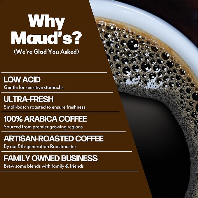 Maud's Dark Roast French Roast &amp Espresso Coffee Pods Bundle 54 ct Single Serve Pods – 100% Arabica Coffee Compatible with Keurig K Cups Maker