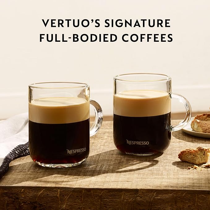 Nespresso Capsules VertuoStormioDark Roast Coffee30-Count Coffee PodsBrews 7.8oz.(Pack of 2)