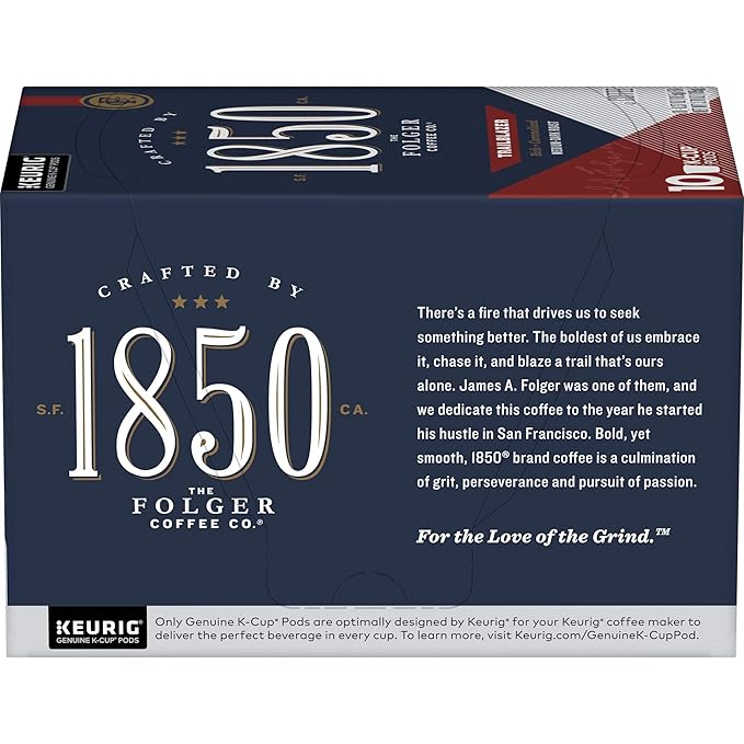 Folgers Trailblazer Medium Dark Roast Coffee 20 K-Cups for Keurig