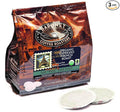 Baronet Coffee Pods [Organic Espresso French Roast-54 Pods] Single Cup Use for Senseo Machine - 3 Bags of 18 Single Serve 8 Gram Regular Strength[Org Espresso Fr. Roast]