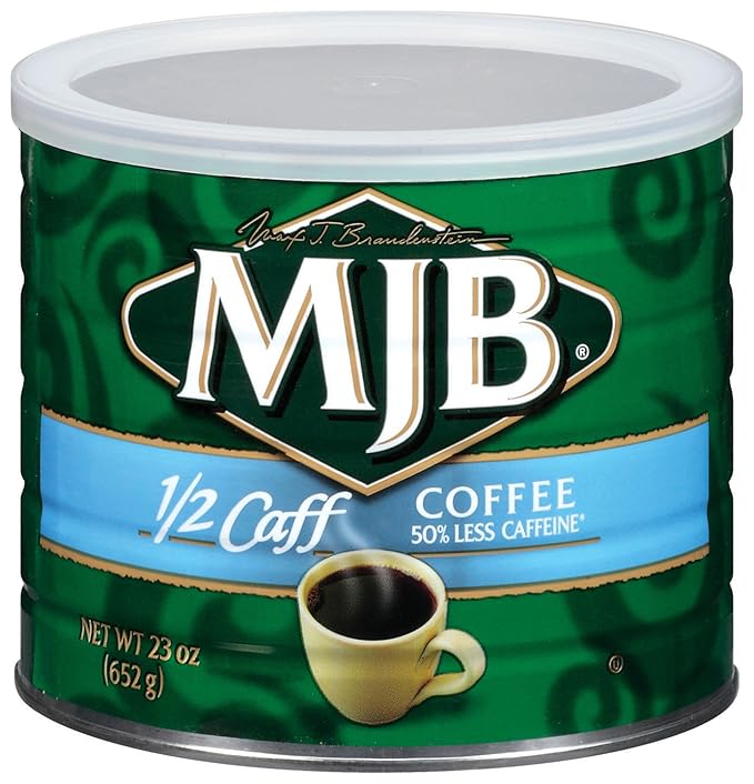 MJB Coffee ½ Caff Ground Coffee Medium Roast 23 Ounce