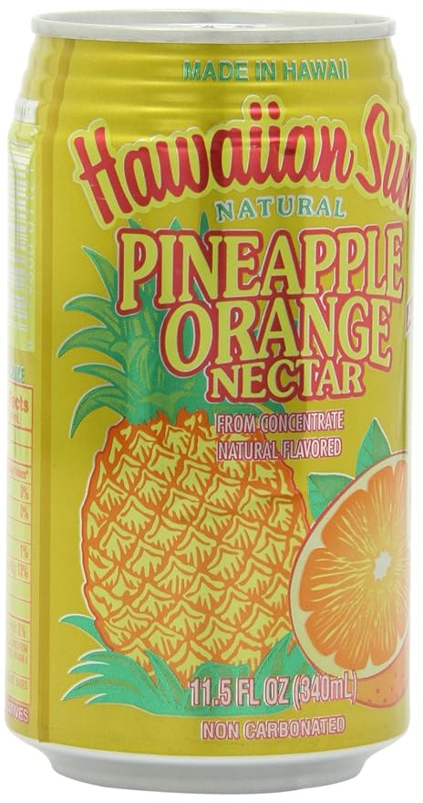 Hawaiian Sun Nectar Pineapple-Orange 11.5-Ounce (Pack of 6)