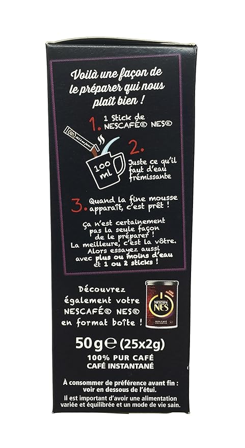 Nescafe Instant Coffee Sticks 25 stick 1.76oz (Nes)