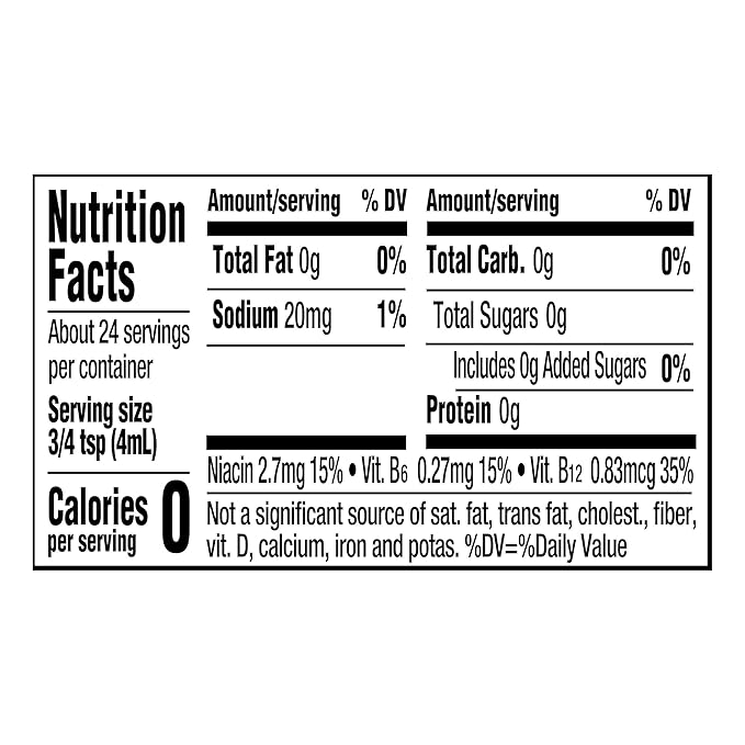 MiO Energy Acai Berry Storm Naturally Flavored with other natural flavors Liquid Water Enhancer Drink Mix with Caffeine &amp B Vitamins with 2X More (3.24 fl. oz. Bottle) (Pack of 4)