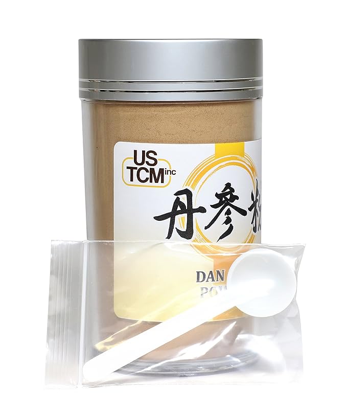 Dan Shen Powder Salvia Miltiorrhiza Powder Red Sage Root Powder 丹参粉 120mesh (6oz)