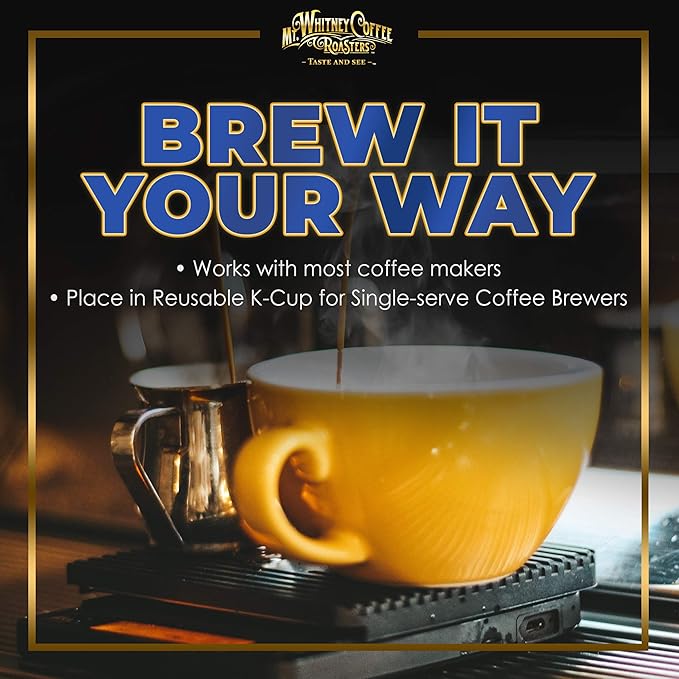 Mt. Whitney Organic Mammoth Espresso Low Acid Coffee (Whole Bean 12 Oz)