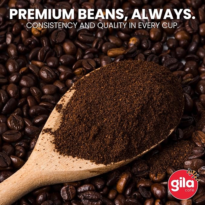 gila café Ground Coffee Medium Roast DECAF 900g 31.7oz (1-Pack) - 100% Mexican Arabica Bean Coffee Grounds - Made with Coffeeberry - Cinnamon and Orange Notes