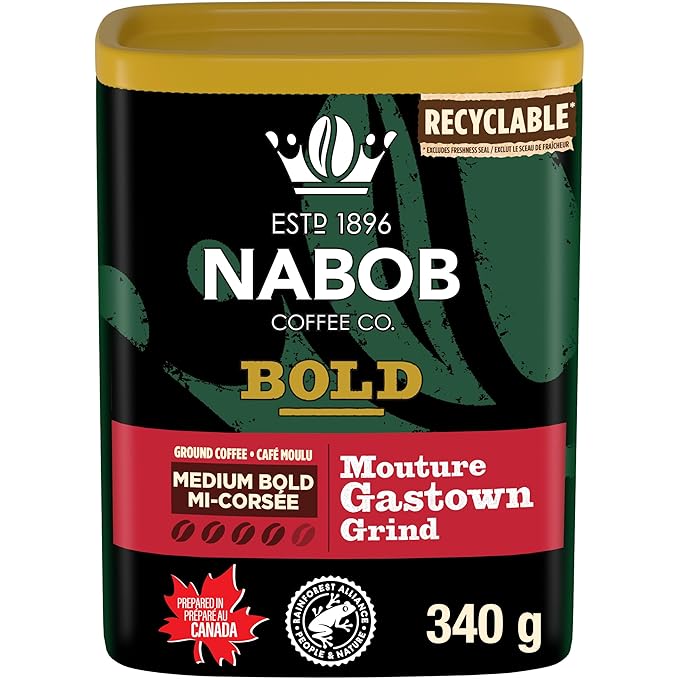 Nabob Bold Gastown Grind Ground Coffee 340g/12 oz