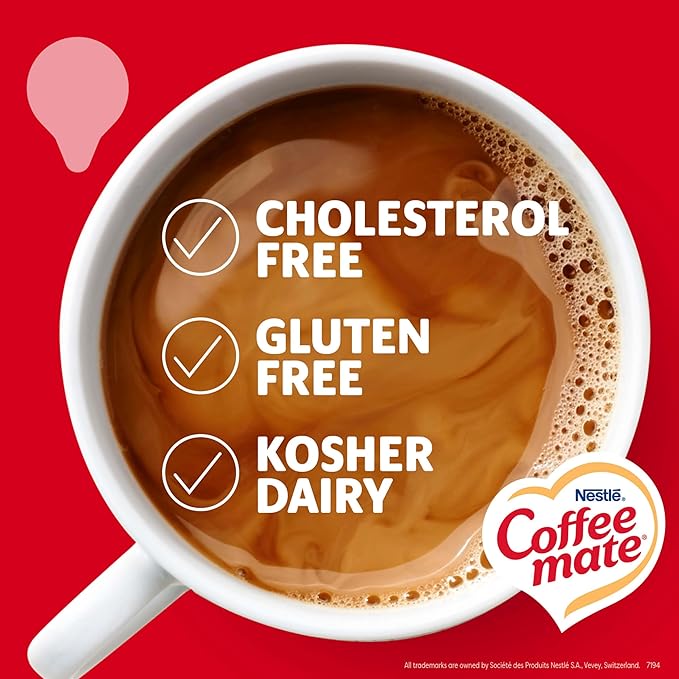 Nestle Coffee mate Creamer Singles Variety Pack Original French Vanilla Hazelnut Non Dairy No Refrigeration 150 Count (Pack of 3)