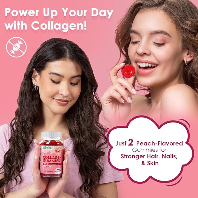 Sugar Free Collagen Gummies with Free Turmeric Gummies