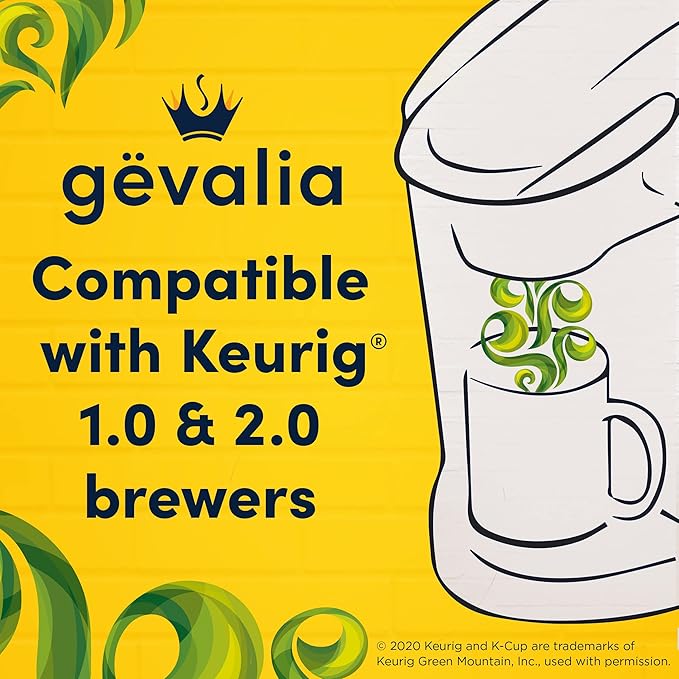 Gevalia Colombia K-Cup Coffee Pods for a Keto and Low Carb Lifestyle 84 ct Box