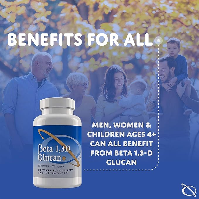 Transfer Point Immune Support Supplement Highly Purified Beta 13D Glucan (Pack of 3-500 mg b-glucan Fiber per Capsule)