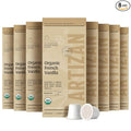 Artizan Coffee USDA Organic Espresso Coffee Capsules For Nespresso Original | French Vanilla Flavored | 80 Compatible Compostable Pods