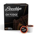 Brooklyn Beans Oh Fudge Gourmet Coffee Pods - Compatible with Keurig K Cup Brewers Including 2.0 Machines 40 Count Rich Chocolate Flavored