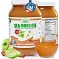 Wildcrafted Irish Sea Moss Gel | Made in USA | Rich in Vitamins &amp Minerals | Sea Moss Gel Raw | Nutritional Supplement | Apple (16 oz)