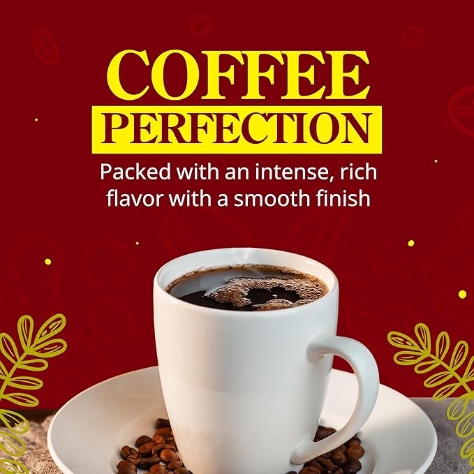 El Coquí Dark Roast Espresso Ground Coffee Rich Ground Coffee Bulk Coffee Authentic Puerto Rican Style Coffee Vacuum Sealed Ground Espresso Beans 8.83 oz (24 pack)