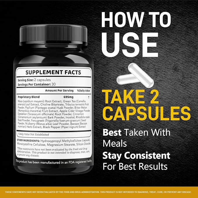 (2 Pack) GaraHerb Plus Capsules - Official Pills Advanced Supplement Support - Maximum Strength Natural Gara Herb Plus for Overall Health &amp Wellness Reviews 120 Capsules for 2 Months