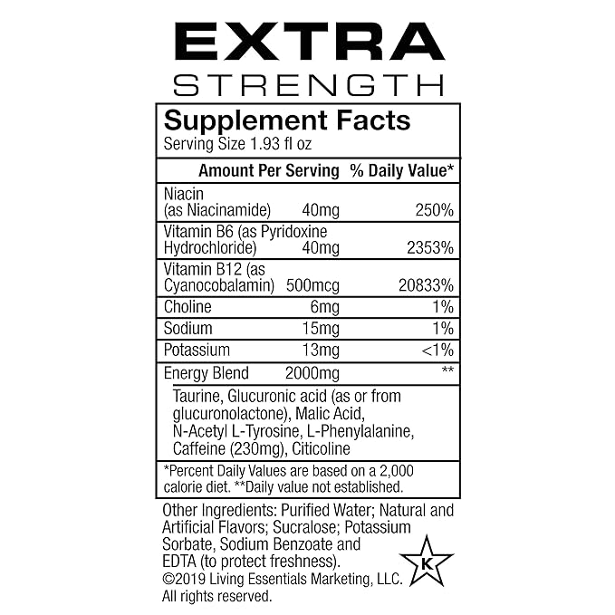 5-hour ENERGY Shot Extra Strength Peach Mango 1.93 Ounce 12 Count